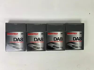 Quantegy DA8 MP-113 Master Digital Audio Cassette Lot Of 4 - New Sealed  • $50