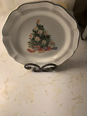 Mikasa French Countryside Christmas Tree Accent Salad Plate (NEW) RARE • $22.99