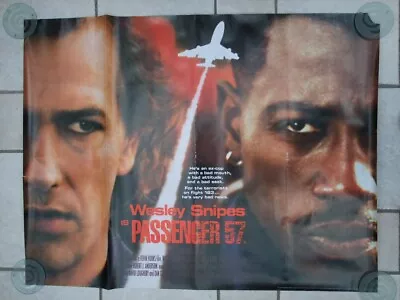 PASSENGER 57 Original Single-sided Cinema Quad Poster - Wesley Snipes 1992 • £9.95