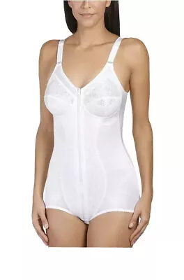 Naturana Corselette Body Suit 83257 Cup Size 44D White • £26.99