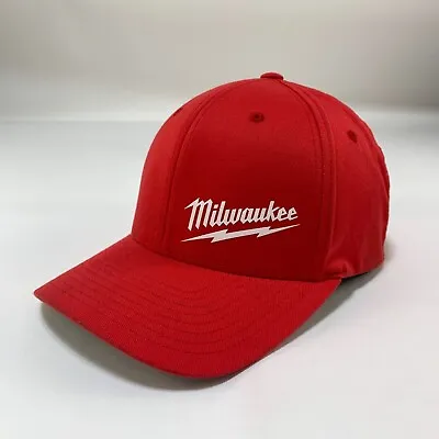 Milwaukee Tools Red Stretch Fitted Hat Mens L/XL • $19.99