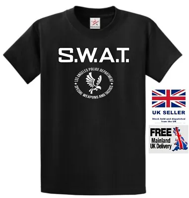 LAPD S.W.A.T. Los Angeles Police Department Short Sleeve Men T Shirt • £12