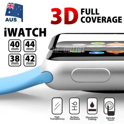 $4.95 • Buy Apple Watch 6 5 4 3 2 SE IWatch Tempered Glass FULL Screen Protector 38/42/40/44