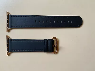 $39 • Buy WFEAGL Leather Watch Band Black 38mm For Apple Watch