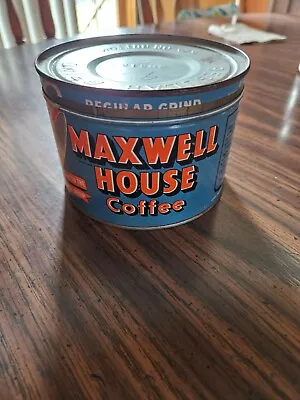 Vintage Maxwell House Coffee Regular Grind Tin Can General Foods • $25