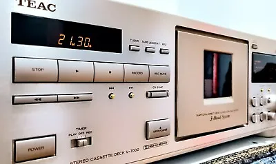 £895 • Buy TEAC V7000 3 Heads Cassette Deck Excellent Serviced Condition Champagne Finish