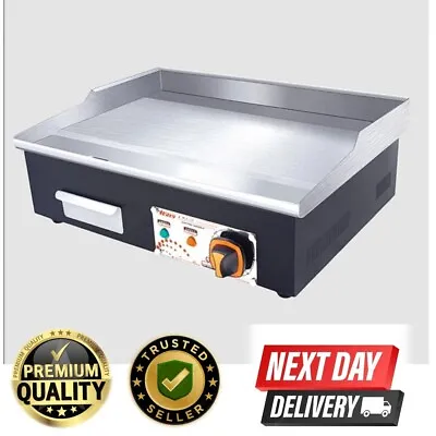 £119.99 • Buy Commercial Electric Griddle 55cm With Heavy Duty Element Hot Plate