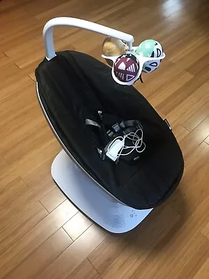 Used)4moms MamaRoo Multi-Motion Baby Swing Enabled With 5 Unique Motions Black • $103.50