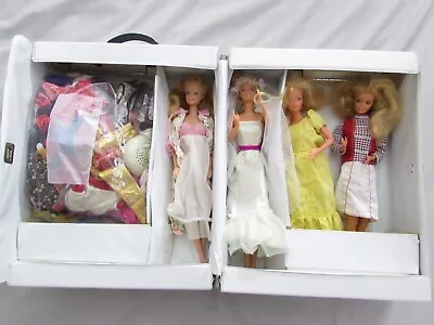 VTG 60s 70s Barbie Ken Lot Clothing Purse Travel Trunk Wedding Dress 1966 Mattel • $150