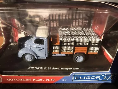 Eligor 1.43 Scale -  Hotchkiss Pl50 - Plateau Transport Laitier ( Milk) New Mib • $64.41