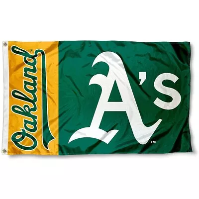 Oakland Athletics 3'x5' Flag/banner *100% Full Color On Both Sides Of The Flag* • $13.89