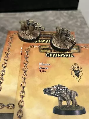 Dungeons & Dragons Chainmail - D&D Naresh Hyena X2 Painted With Stat Cards • $25