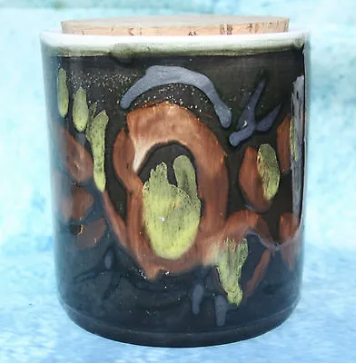 £14.95 • Buy Studio Art Pottery Storage Jar Signed Bergo Flanesford Monk Priory Herefordshire