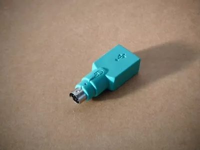 £1.50 • Buy Microsoft USB PS/2 PS2 Male To USB A Female Converter Adapter: Mouse & Keyboard