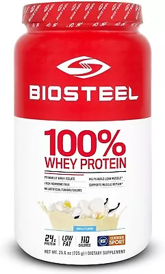 Biosteel 100% Pure Whey Protein Isolate - 25 Servings - Vanilla - Exp 7/2025 • $24.95