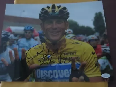 Lance Armstrong Signed Tour De France 11x14 Photo Jsa Authenticated Proof  • £158.35