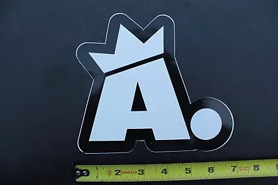 Acme Skateboards 90's Black A Crown Original Z50B Vintage Skateboarding STICKER • $24