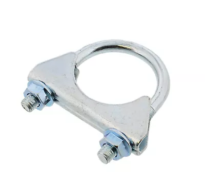 ABN Saddle Style U-Bolt Exhaust Muffler Clamp 2-1/4” Inch With M8 Locking Nuts • $6.29