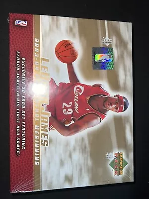 UPPER DECK 03/04 Phenomenal Beginning Lebron James Factory Sealed • $10000