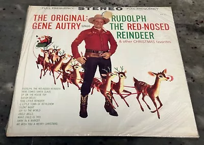 Vintage 1962 Gene Autry Rudolph The Red-Nosed Reindeer Record Album NEW SEALED • $14.99