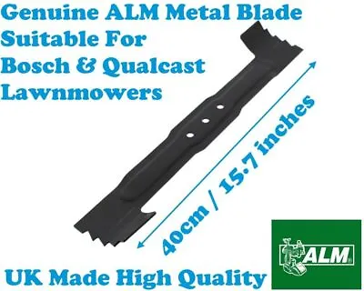 ALM Bosch Rotak 650 Qualcast PowerTrak 40 4000 Lawnmower 40cm Metal Blade BQ400 • £19.35