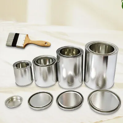 5 Pcs Paint Bucket Lid Storage Containers Leftover Empty Cans Lids • £12.35