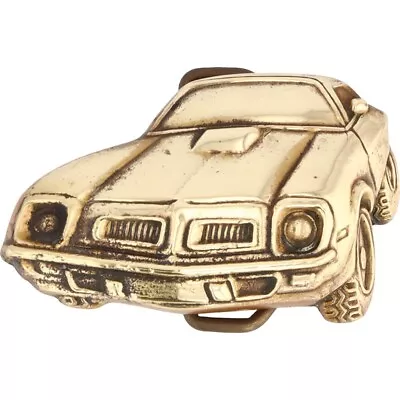 Brass Pontiac Firebird Trans Am Classic Muscle Car Gm 1970s Vintage Belt Buckle • $65