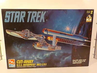 J124 AMT ERTL Star Trek USS ENTERPRISE NCC 1701 Cut-Away Plastic Model Kit • $29.99