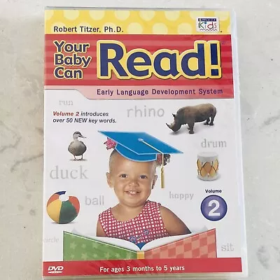 YOUR BABY CAN READ Volume 2 DVD Brand New | Early Language Development System • £6.79