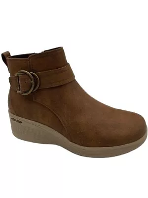 Skechers Pier-Lite Ankle Boots Forever Chic Chocolate • $49.99