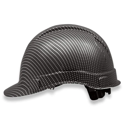 $32.17 • Buy ACERPAL Silver Carbon Fiber Hard Hat OSHA Approved, Adjustable Ratchet...