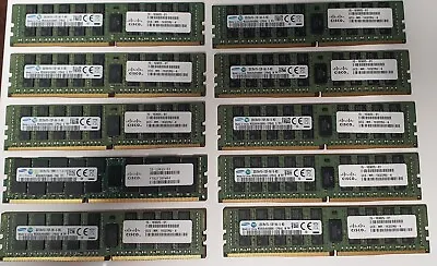 Samsung 32GB M393A4K40BB0-CPB DDR4-2133 RDIMM PC4-17000P-R Dual Rank X10 • $350