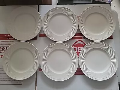 Mikasa Italian Countryside Set Of 6 Dinner Plates Creamy White 11.25 • $50