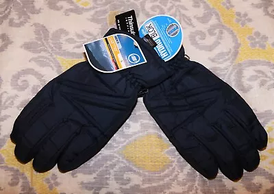 NWT Manzella Warmer 3M Thinsulate Waterproof Breathable Navy Blue Gloves Men's L • $17.99