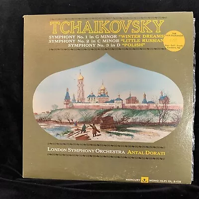 MERCURY Living Presence OL2-115 - TCHAIKOVSKY Symphonies #1-3 - DORATI - ST 2LP • $9