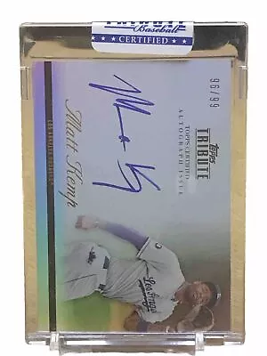 2012 Topps Tribute #ED/ 99 Matt Kemp AUTO SEALED Refractor Signed Autograph • $14.99