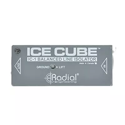 Radial Engineering IceCube IC-1 Balanced Line Isolator And Hum Eliminator NEW • $79.99