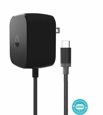 OEM TurboPower 15 Fast Charger Motorola USB-C/Type C Moto Z NEW !! • $12.99