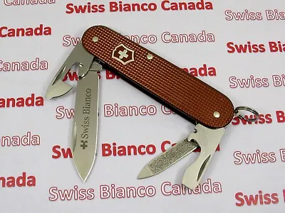 Swiss Bianco Exclusive Victorinox Cadet Chocolate Brown  Alox Swiss Army Knife • $192.44