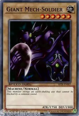 SBTK-EN007 Giant Mech-Soldier Common 1st Edition Mint YuGiOh Card • £0.99