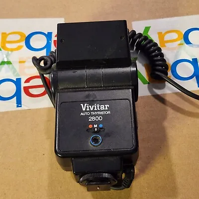 Vivitar 2800 Auto Thyristor Electronic Flash • $14.20