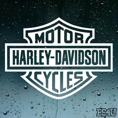 Harley Davidson Motorcycle Sticker Decal - Choose Size / Color - Same Day Ship! • $3.99