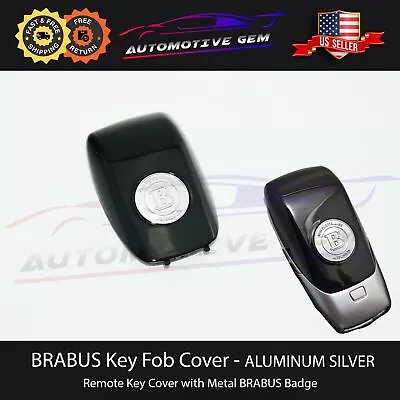 2020 BRABUS Emblem Key Fob Cover Remote AMG Metal Aluminum Silver For Mercedes • $29.99