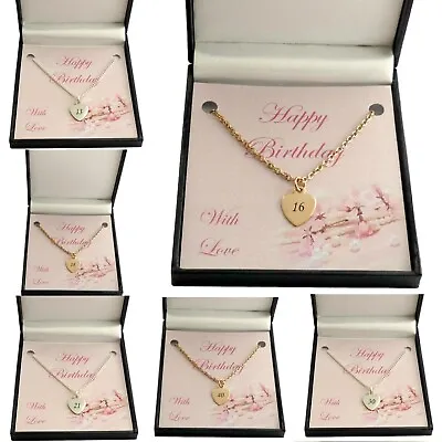 Engraved Necklace For A Special Birthday 13th 16th 18th 21st 30th40th Gift • £16.99