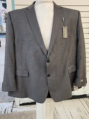 Michael Kors Men's Light Gray Executive Fit Blazer Suit Jacket Sport Coat 54 R • $100