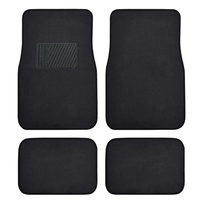 $19.99 • Buy Carpet Auto Floor Mats W/ Heelpad Black 4 Pieces Front Rear Fits '22 Volkswagen