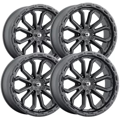 (Set Of 4) Vision 405 Korupt 20x9 6x135 +12mm Satin Black Wheels Rims 20  Inch • $1059.96