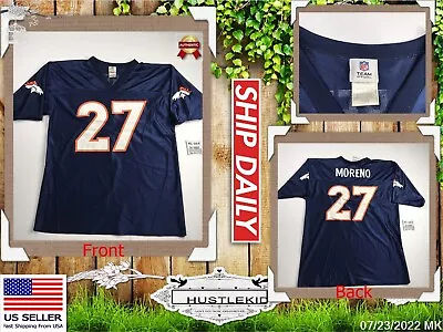Genuine NFL Apparel Knowshon Moreno #27 Denver Broncos Men Jersey Large L🔥ML • $18.88