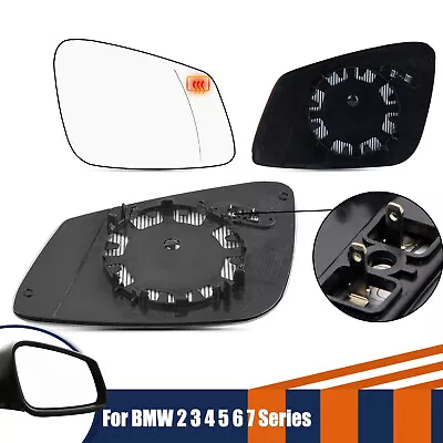 Passenger Right Side Mirror Glass Heated For BMW F10 528i 550i 535i XDrive 09-16 • $12.99