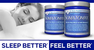 HI-TECH PHARMACEUTICALS SOMATOMAX 20 Servings Deep Restful Rejuvenating Sleep • $37.95